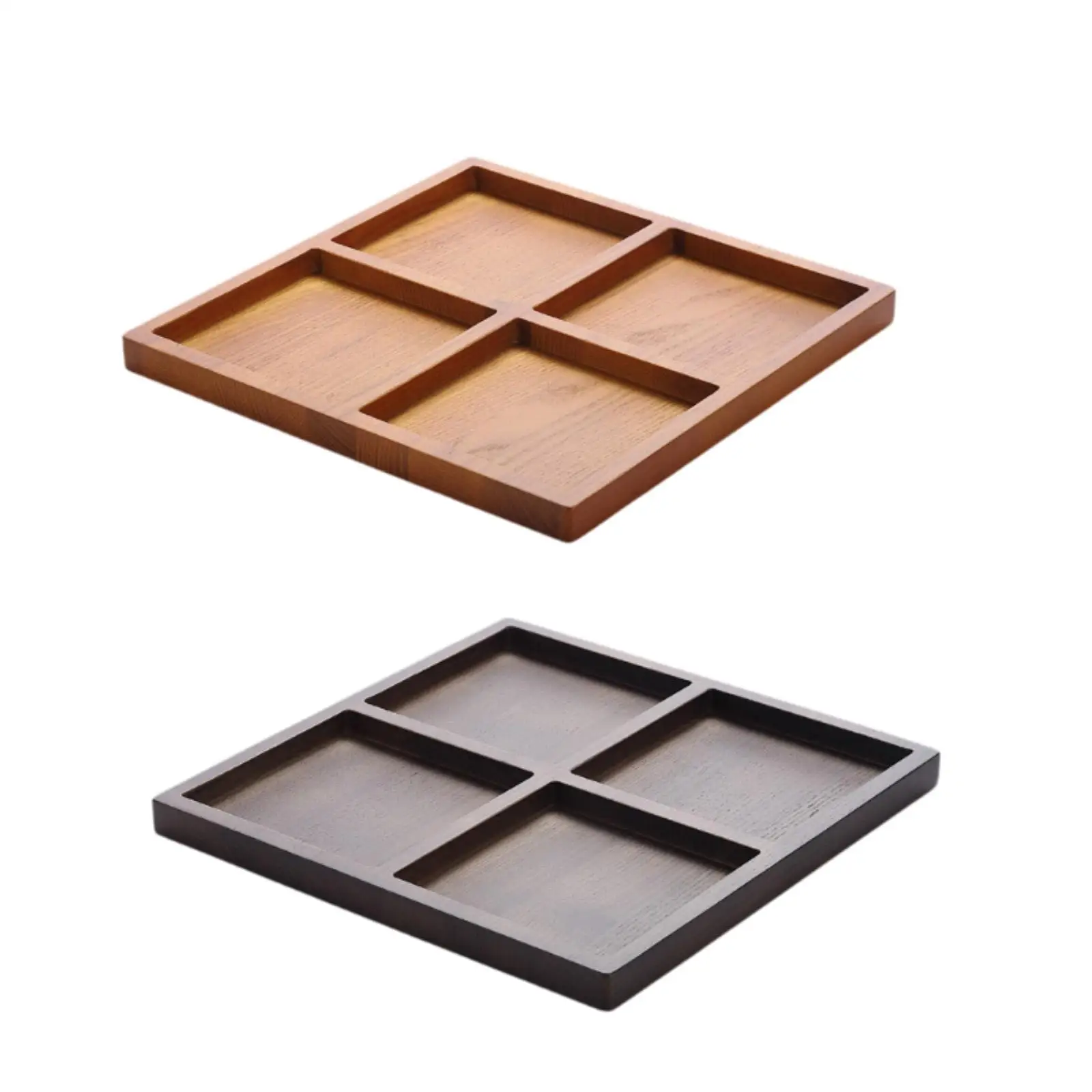 

Multi Grid Jewelry Display Tray Bangle Holder Vintage Style Sturdy Ring Necklace Storage Platter for Bedroom Store Household