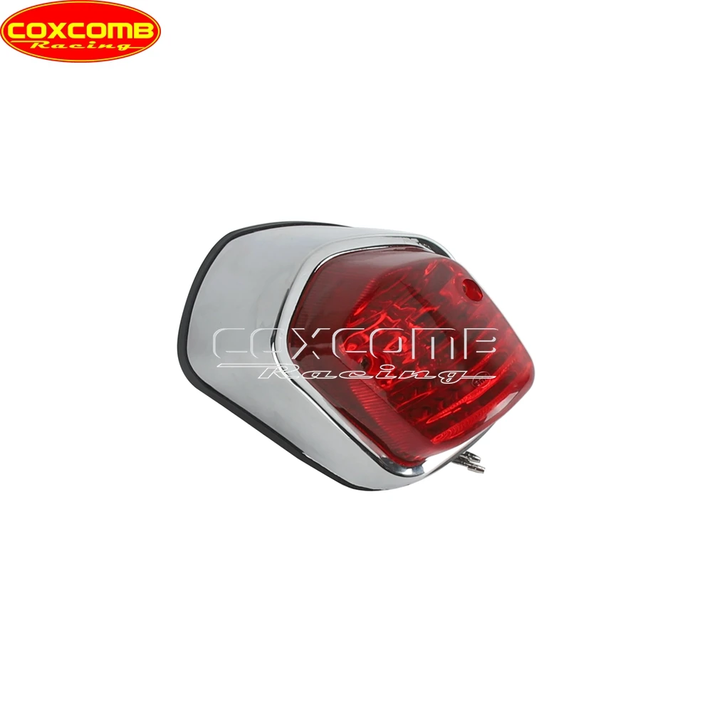 Rear Brake Light For Harley Cafe Racer Honda VT VTX Shadow Yamaha Suzuki Chopper Bobber Motorcycle Taillight Tail Running Lamp