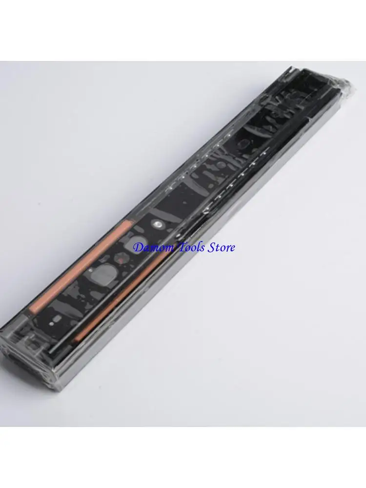 57BE 1Pair Soft Close Drawer Track Hydraulic Damping Buffer Cold Rolled Steel Cabinet Drawer Track Slide Hardware