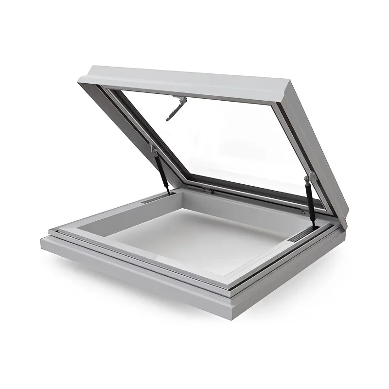 

Manual overhead skylights provide easy operation for sturdy construction Manual overhead skylights