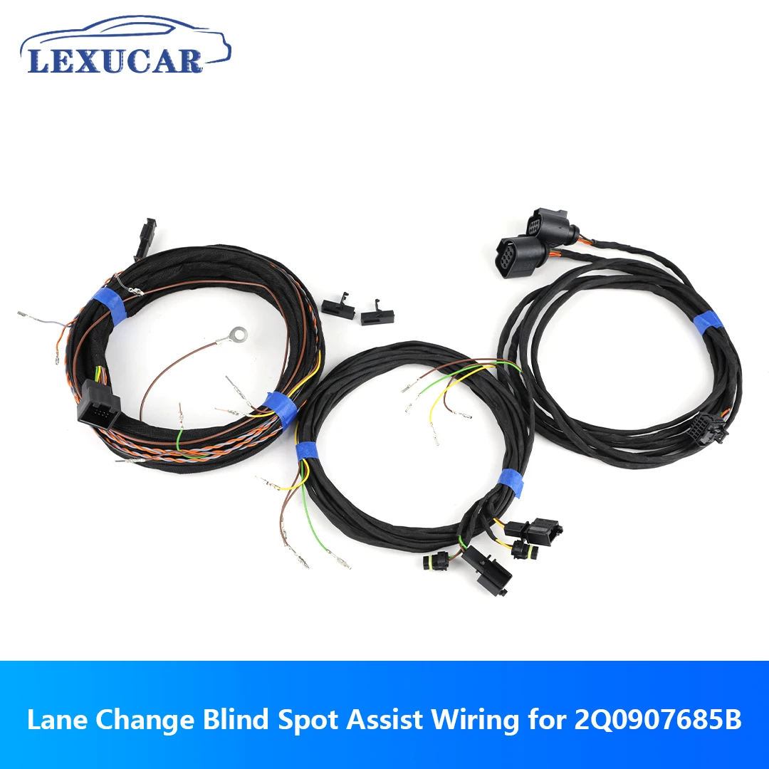 Side Assist Lane Change Blind Spot Assist Wire Cable Harness for VW 2Q0 907 685B