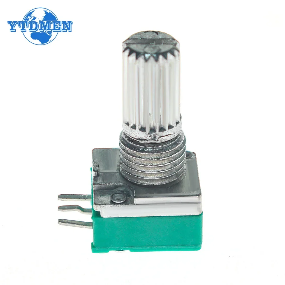 5PCS RK097N Potentiometers 3Pin Potentiometer 10K B1K 5K 20K 50K 100K 500K Audio Shaft 15mm Amplifier Sealing