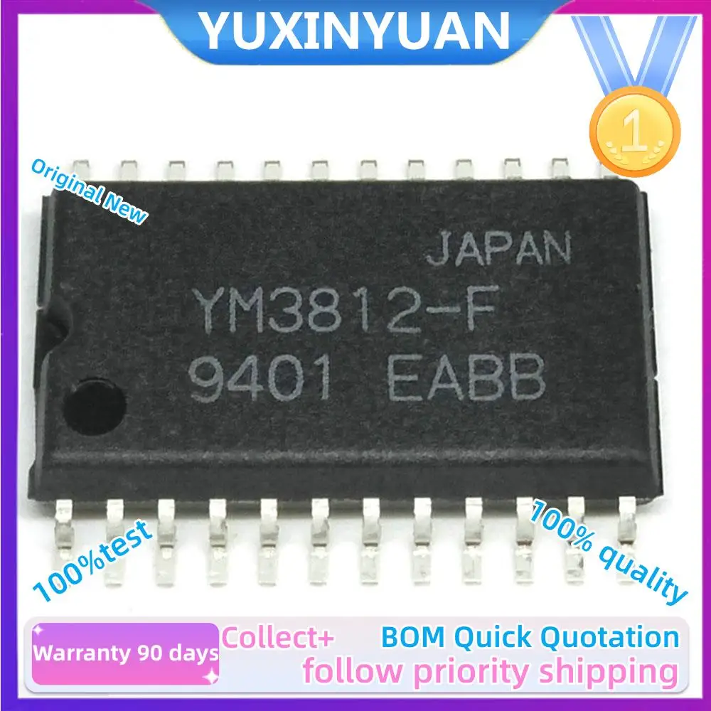 2~10PCS/LOT And New Original  YM3812-F  YM3812 3812 SOP24  authentic integrated circuit IC LCD In STOCK