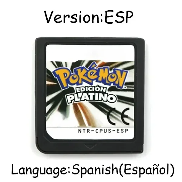 Pokemon Series DS Game Cartridge Video Game Console Card HeartGold SoulSilver Diamond Platinum Pearl Meertalig voor NDS 3DS
