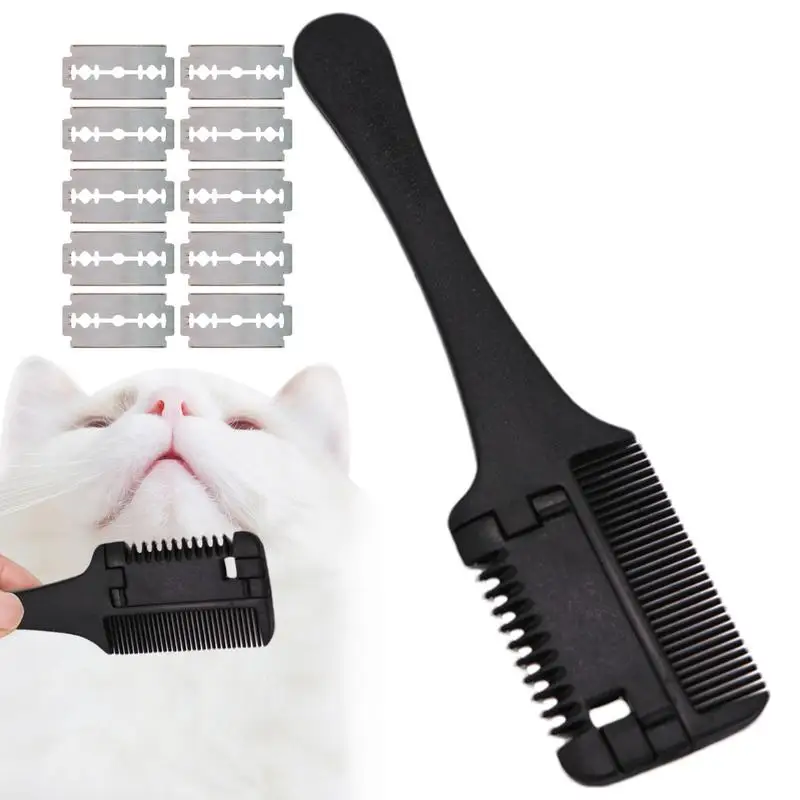 Comb For Dogs Cats Dog Grooming Comb Pet Grooming Dog Comb Safe Long Lasting For Long-Haired Short-Haired Cat Puppy Dog