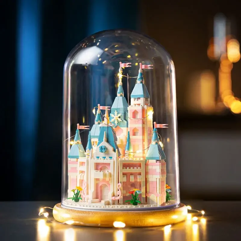 الخيال الأميرة القلعة اللبنات نموذج مجموعات DIY الطوب تجميعها الكلاسيكية الإبداعية فيلا منزل حديقة الاطفال DIY اللعب الهدايا #2