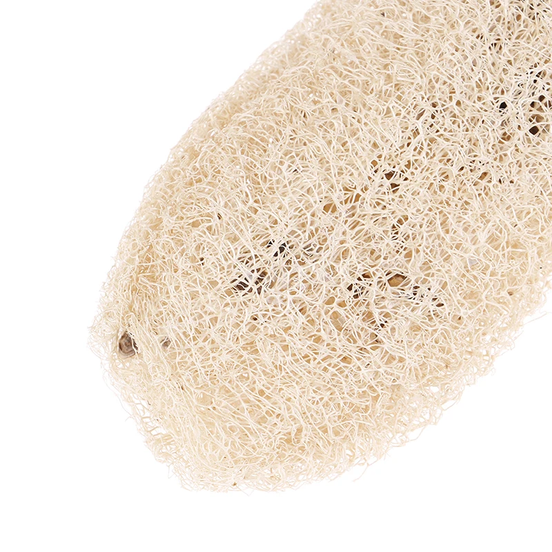 ธรรมชาติ Loofah เป็นมิตรกับสิ่งแวดล้อม Exfoliating Bath ฟองน้ําอาบน้ําสําหรับล้างจานหม้อทําความสะอาดผัก Scrubber