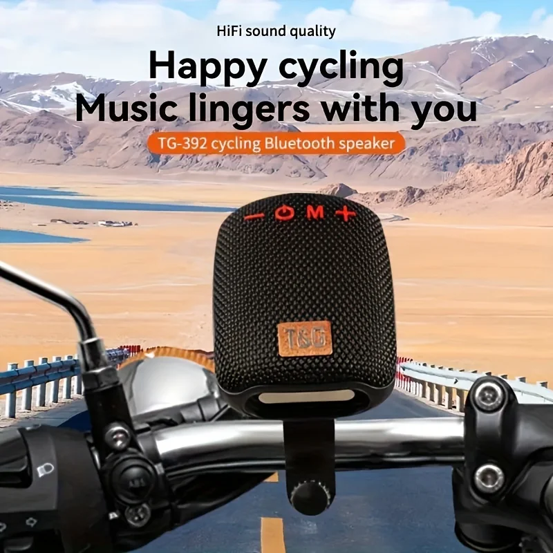 TG392Bluetooth speaker Outdoor Portable Mini Wireless Stereo Speaker TWS Stereo Subwoofer Rod Hands-Free Call/FM/TF card/U disk