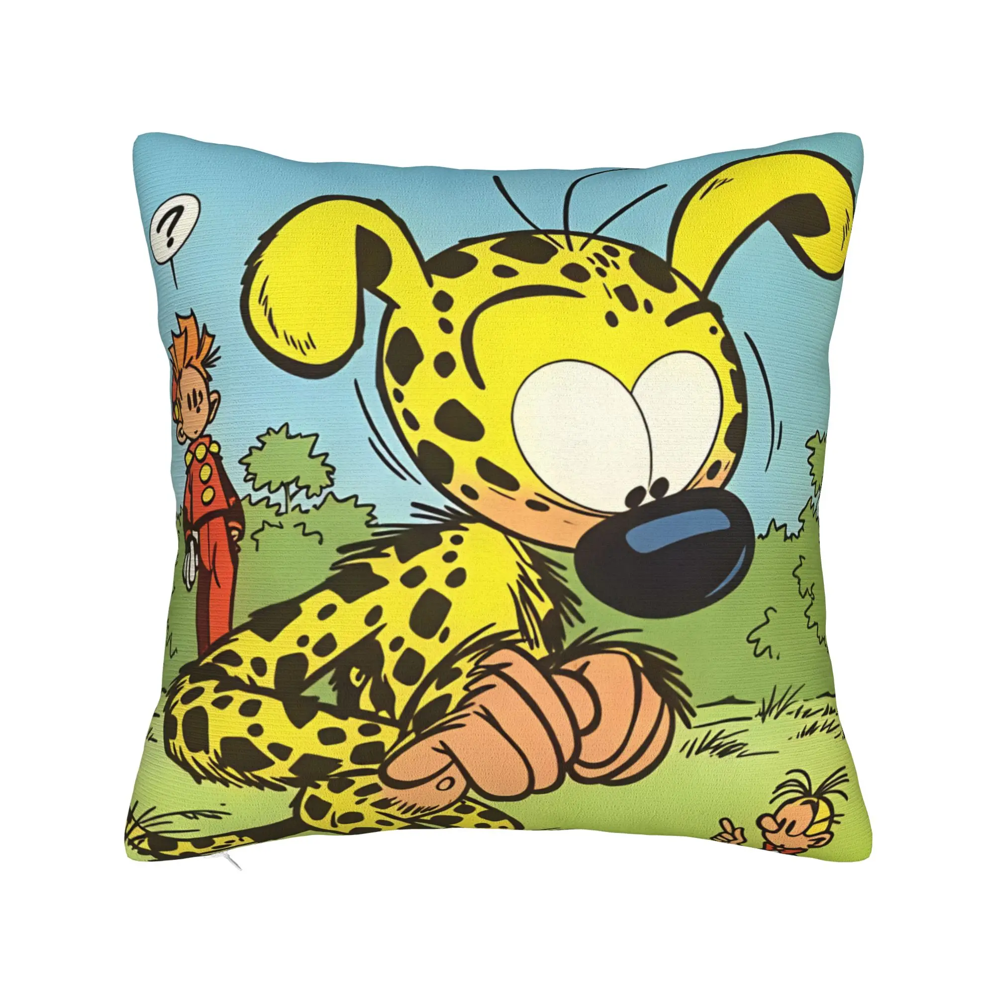 Funny Marsupilamis   Pillow Case  Soft Pillow Cover For Sofa Bedroom Home Decor Vintage Pillowcases