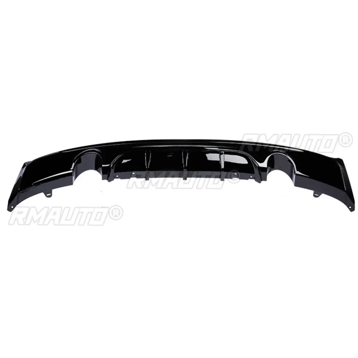 F22 bemper belakang รถยนต์สีดำเงาชุดตัวกระจาย bemper belakang สำหรับ BMW F22 2014-2021อุปกรณ์เสริมรถยนต์