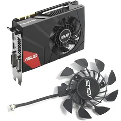 85MM 4-pin T129215SU PLA09215S12H DC 12V 0.55A GTX 970-DCMOC-4GD5 GPU Fan for Asus GTX 970 960 950 760 670 Mini Graphics Cooling