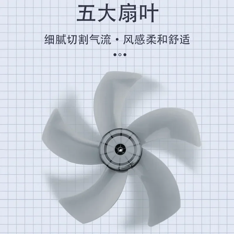 Superior Wall-mounted Electric Fan Shaking Head Soft Sound Large Wind Wall-mounted Fan Remote Control Real-time Temperature Disp