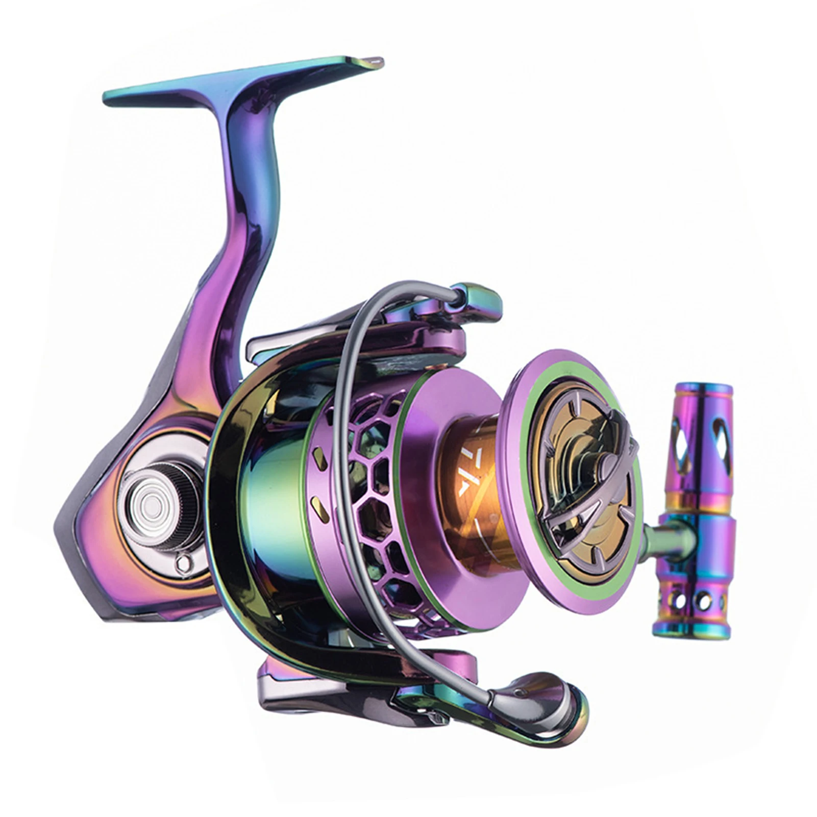 

Colorful Fishing Reel Multipurpose Metal Baitcast Spool Professional Fishing Accessories For Saltwater Freshwater