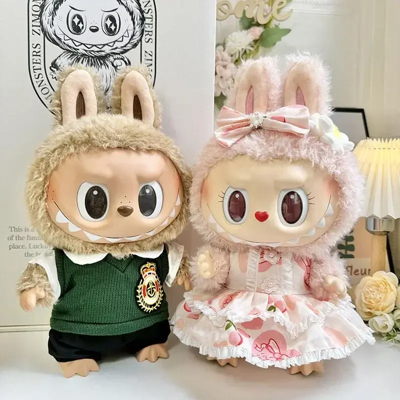 38cm Plush Doll'S Clothes Outfit Accessories For Korea Kpop Exo Labubu Idol for MOKOKO doll sweetheart dress suit Clothing Gift