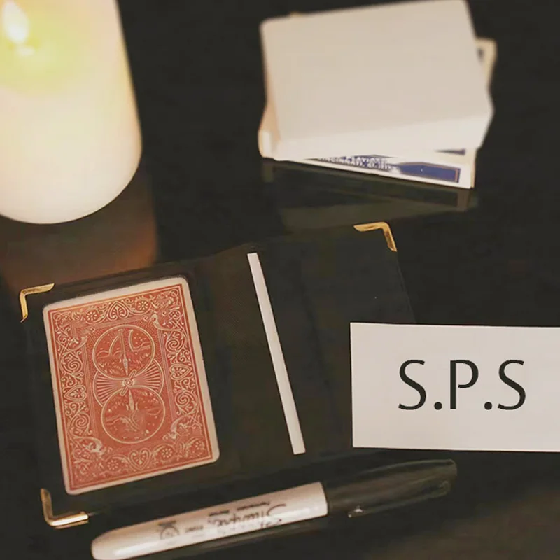 

S.P.S Peek Wallet (Super Peeking System) Magic Tricks Mind Reading Gimmicks Prediction Magician Close Up Street Illusions Props