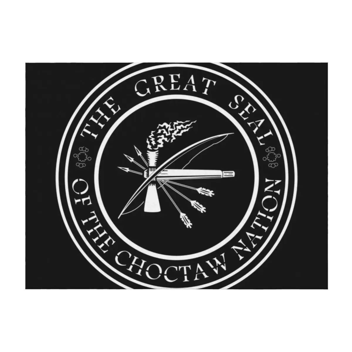 Choctaw Nation Throw Blanket Custom Blankets For Baby sofa bed valentine gift ideas Blankets