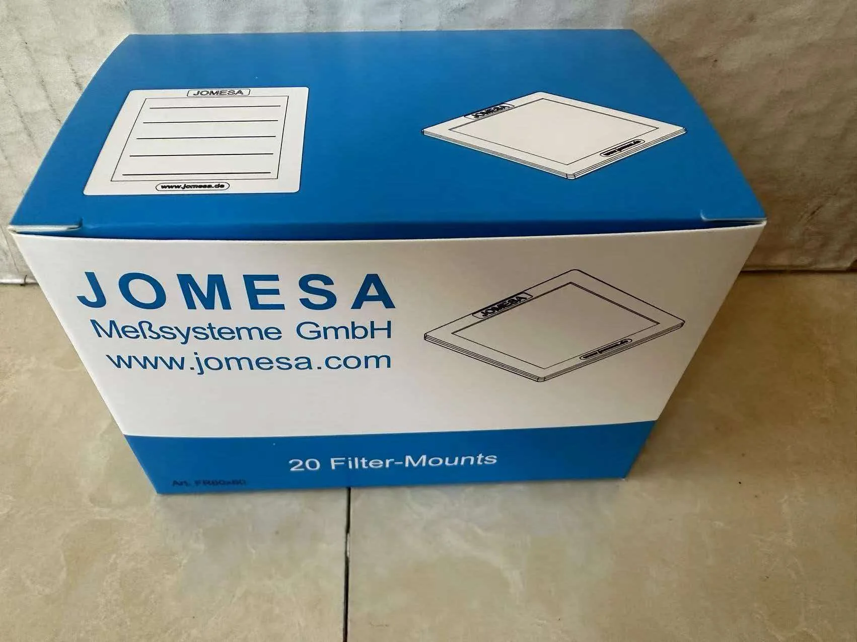 JOMESA FR60x60mm filter membrane carrier 20 pieces/box pad DRPJ51 DRPJ49 DRPJ47