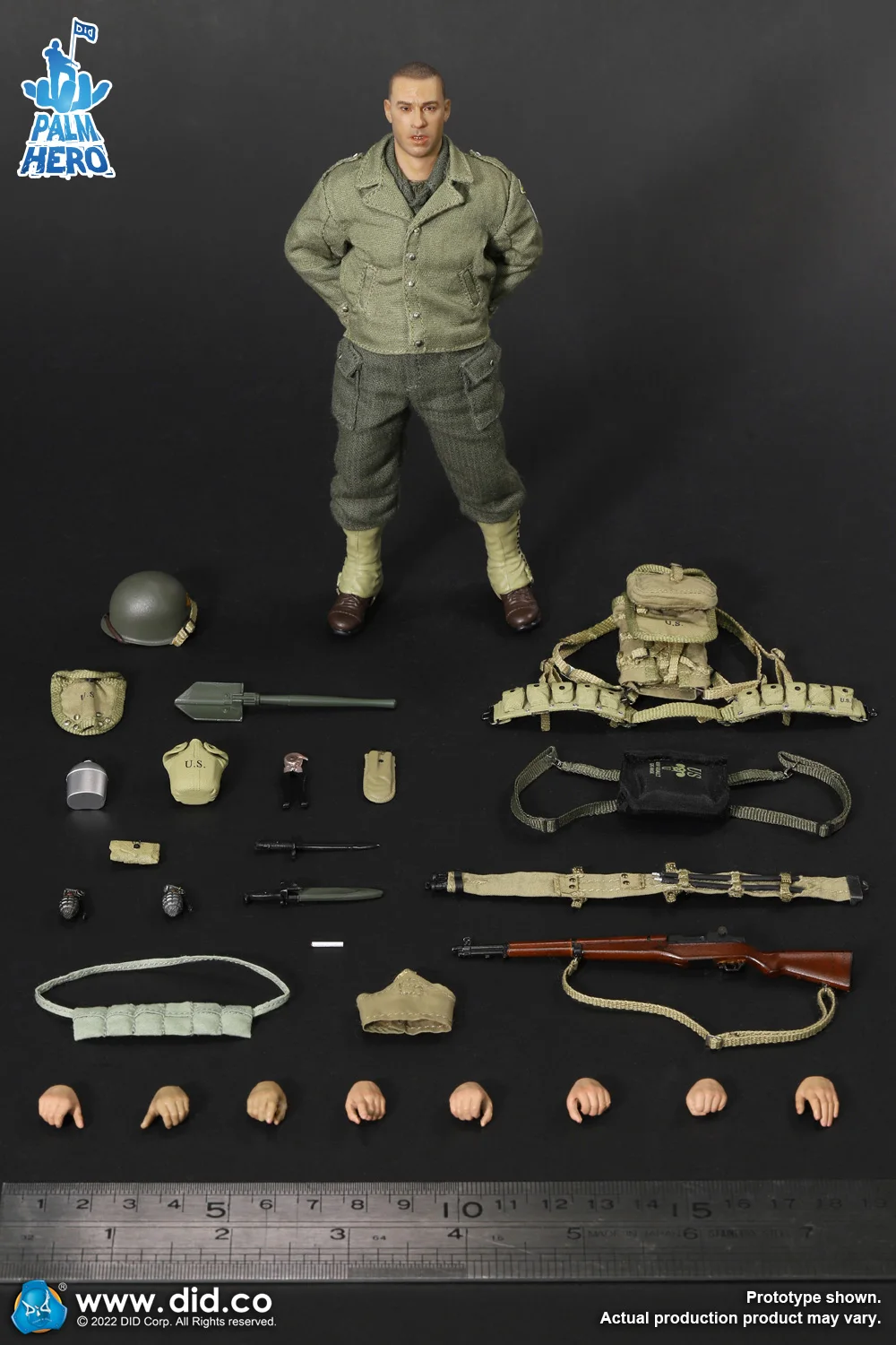 Deed Xa80011 Wwii Us Rangers Capazzo Figuur Model 6 ''Mannelijke Soldaat Actiefiguur Bodypop Volledig Set Verzamelspeelgoed Op Voorraad 1/12