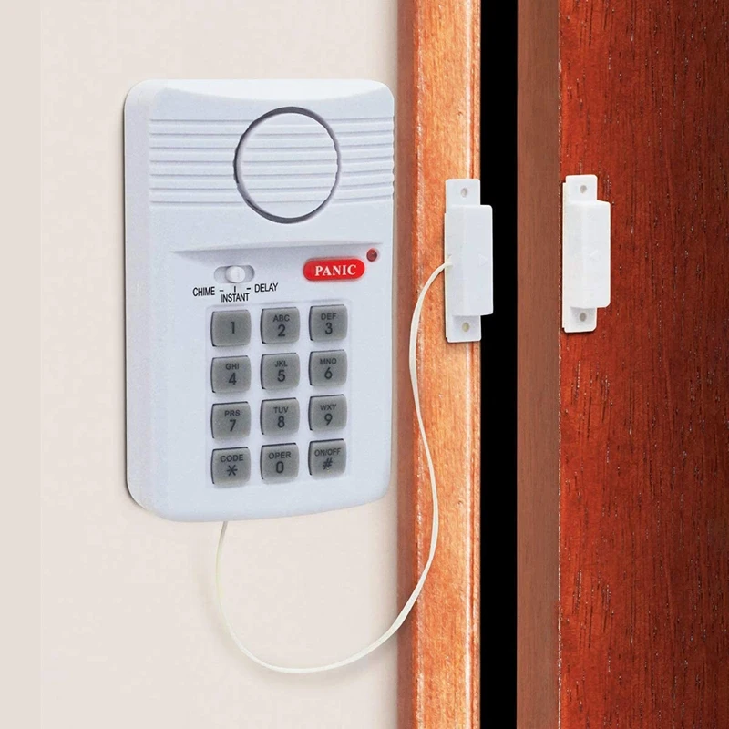 Alto Wireless Door Alarm Security Pin, Panic Keypad para casa, escritório, garagem Shed