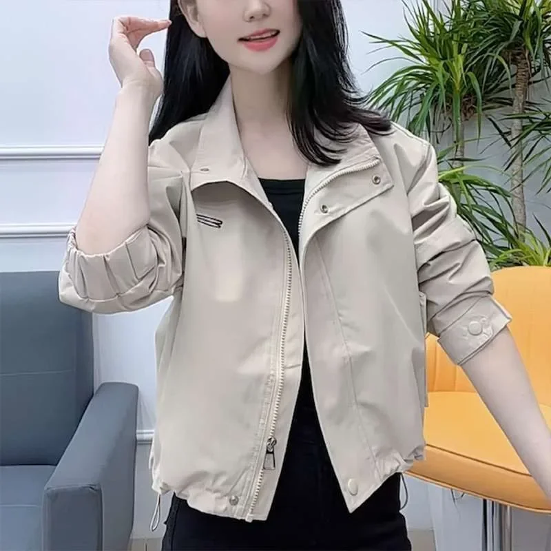 سترة جديدة غير رسمية متعددة الاستخدامات بتصميم قصير للنساء لربيع وخريف 2025 #2