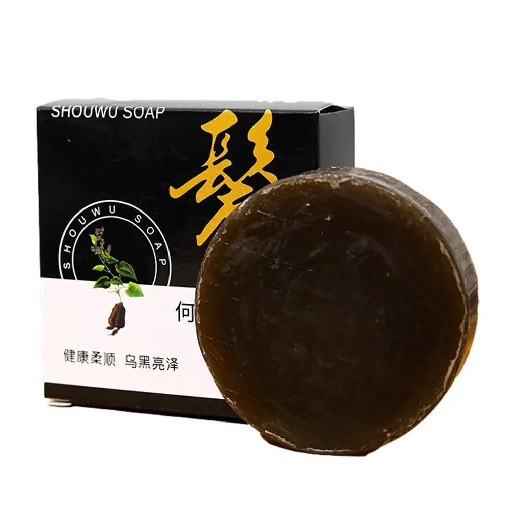 70g Soap Hair Darkening Shampoo Bar Shampoo Soap Bamboo Dandruff Anti Foaming PURC Treatment Hair Cleaning Shampo Charcoal G3Z7