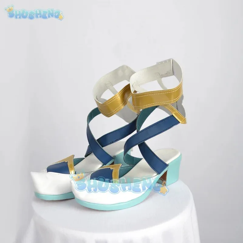 sisi 2233Genshin Impact cos Faruzan cosplay Anime game character shoes