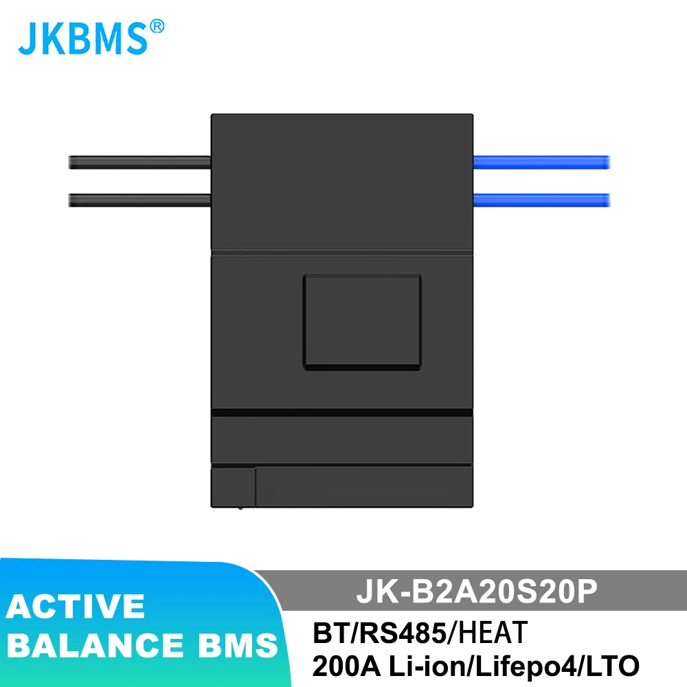 

JKBMS B2A20S20P Active Balance Smart BMS 200A CANBUS Rs485 Heat 36V 48V 60V 8S 10S 12S 17S 20S 24S Lifepo4 Li-Ion Lto SMART BMS