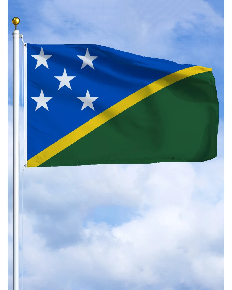 60×90 90x150 120×180CM Solomon Islands Emblem Flag Polyester Printed Banner Tapestry For Decor