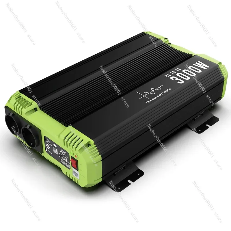 Electronically Pure Sine Wave Inverter 12V24V To 220V High Power Vehicle 3000W Converter