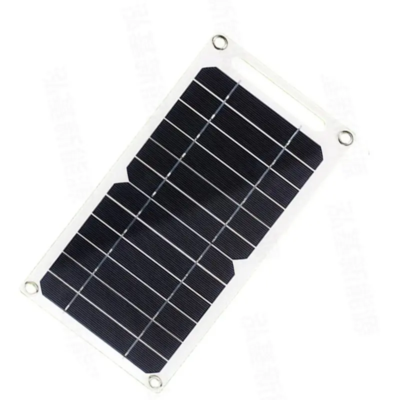 Solar Panel 6W 5V USB Outdoor Emergency Panel Mountable Backpack For Hiking Camping