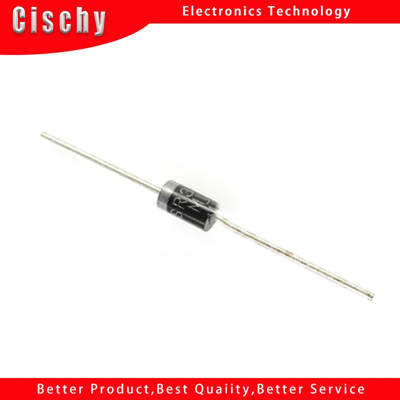 10pcs/lot SR380 SB380 3A/80V DO-27 In Stock