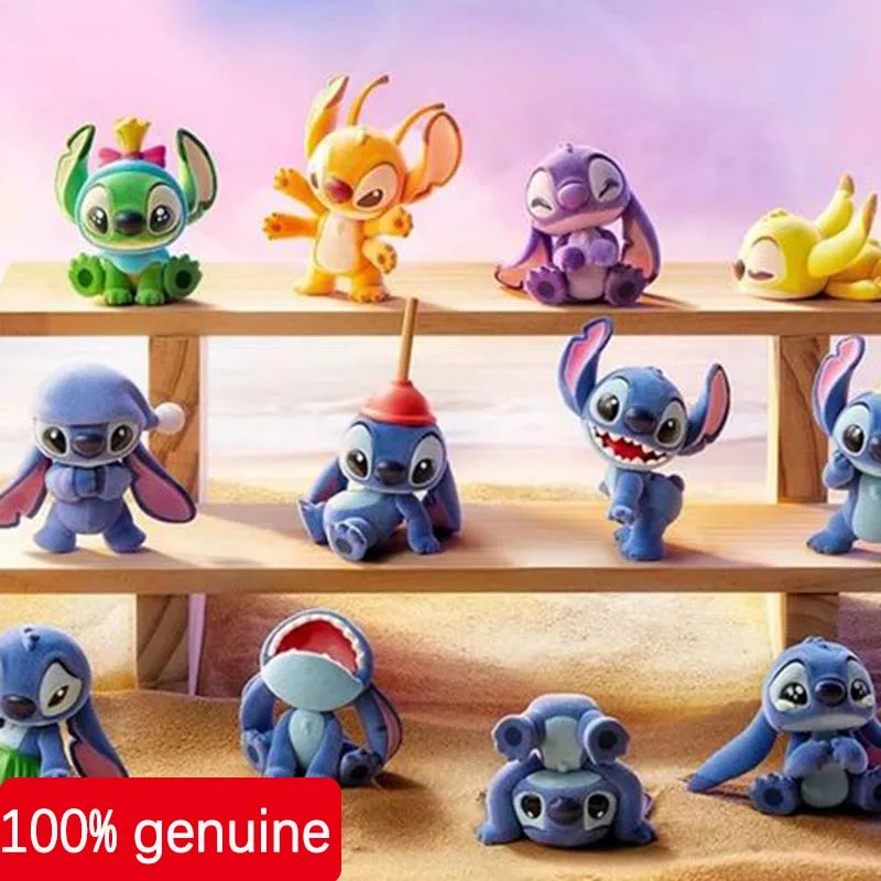 

Genuine Stitch Little Emotions Series Toy Figures Blind Box Cute Anime Character Model Decoration Collection Toy Children Gift