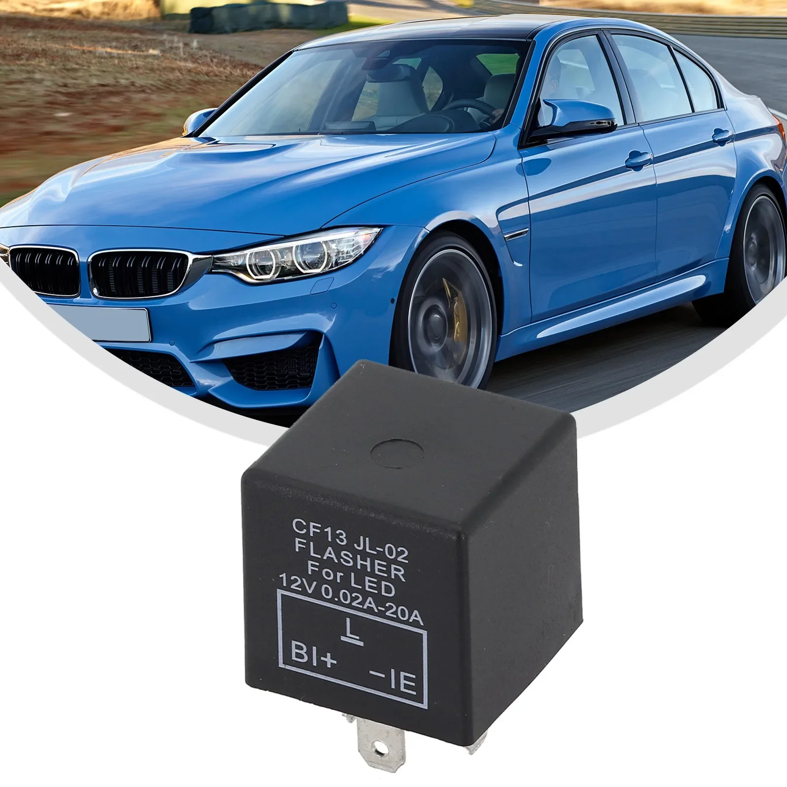 Turn Signal Fix 3 Pin LED Flasher Relay for Reliable Performance and Easy Installation in Multiple Vehicle Models