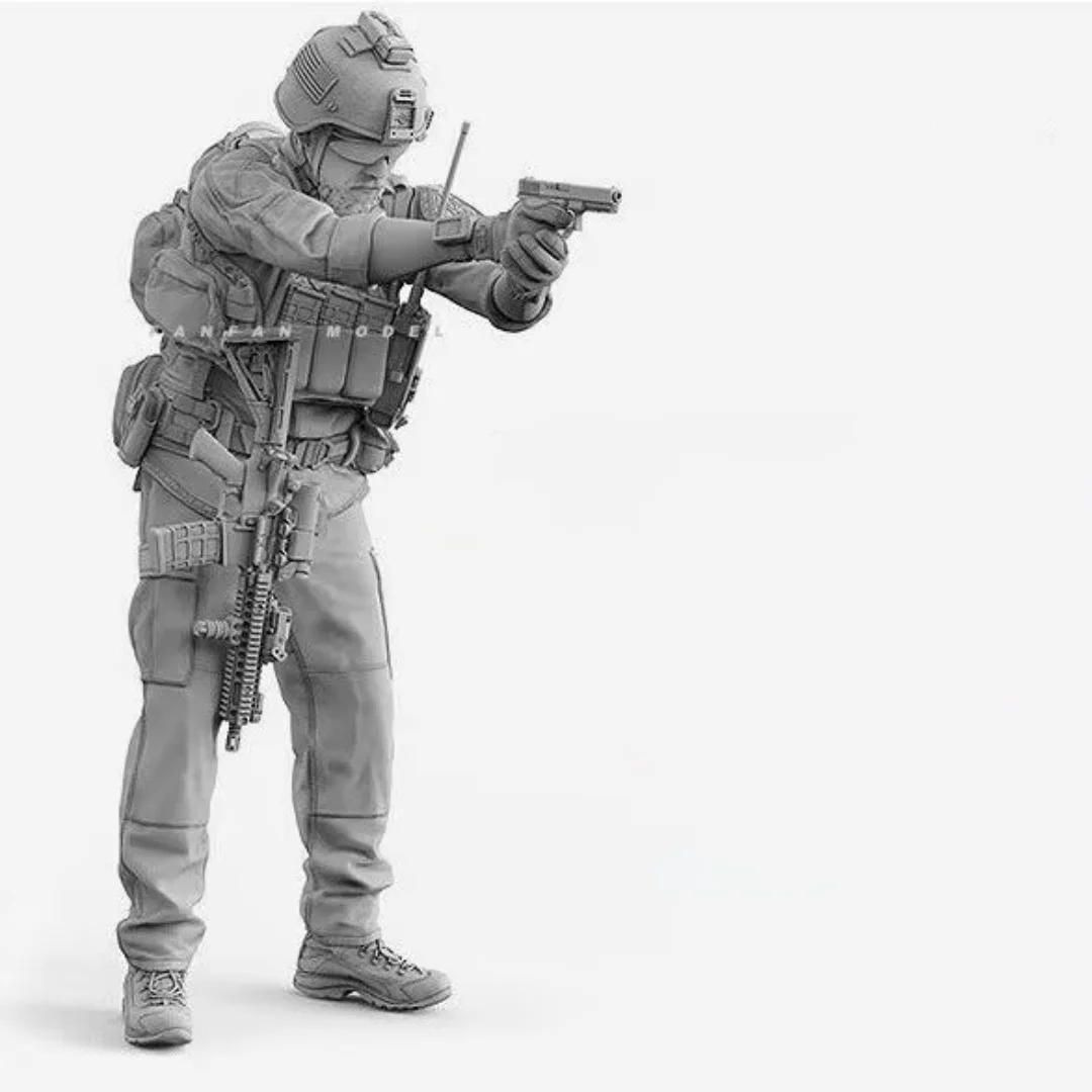 

1/35 scale Resin toys Model Assemble Kit SEAL Solo single person Scout Unassembled and Unpainted Statue of figures