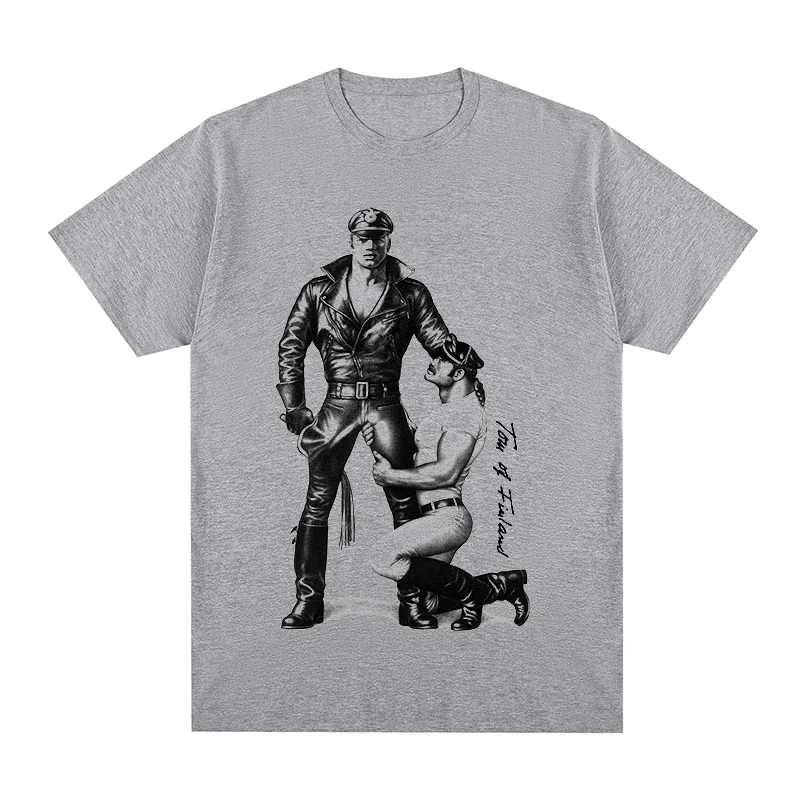 Tom Of Finland Boyfriend T-shirt Gay Cops Cotton Men T shirt New TEE TSHIRT Womens Tops Unisex