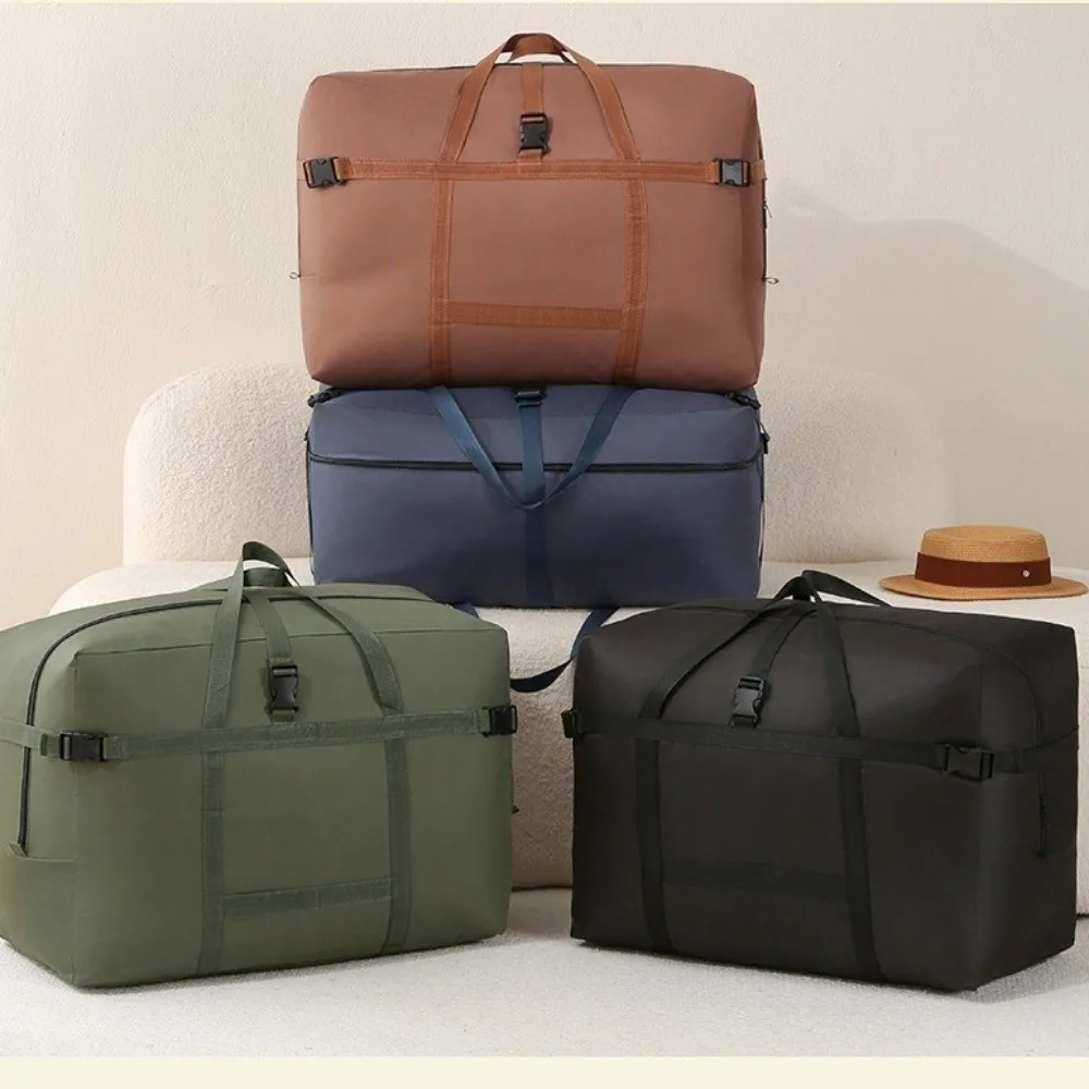 Large Capacity Travel Luggage Bag Oxford Cloth Foldable Clothes Quilt Storage Bag Waterproof Dust-proof Moving Package Bag