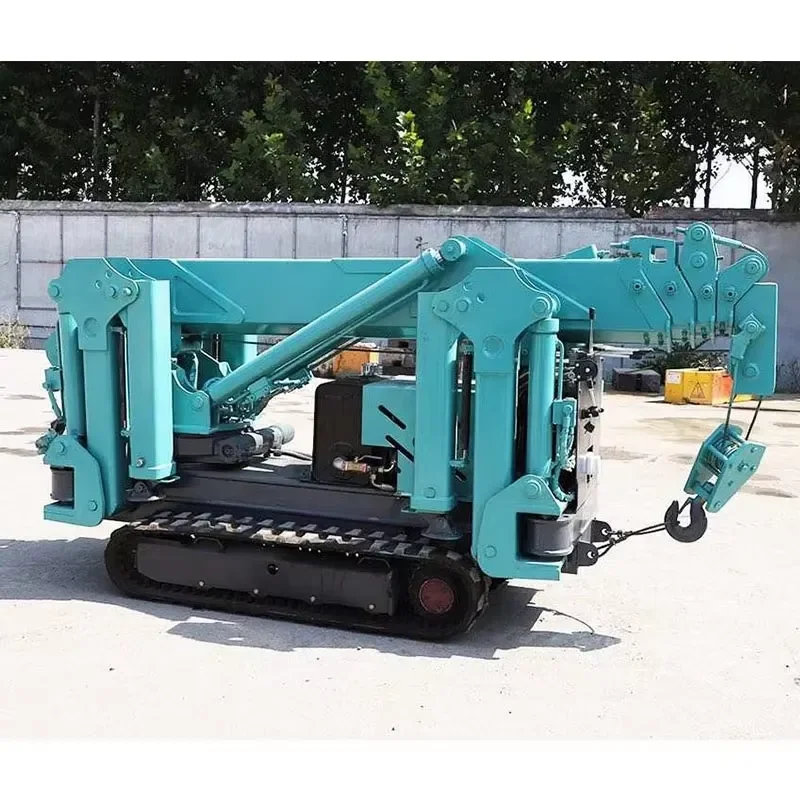 Versatile Hydraulic Lattice Boom Crawler Spider Crane for Marine and Offshore Use