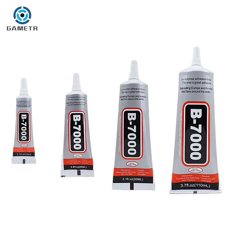 110/50/25/15Ml B7000 Transparant Contact Telefoon Reparatie Zelfklevend Universeel Glas Plastic Diy Lijm B7000 Met Precisie Applicator