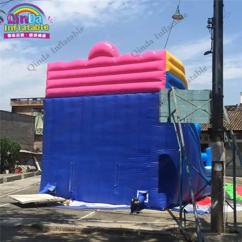 

Надувная надувная горка-замок для детей, прыжки, детская горка, бесплатный воздуходувка, надувная горка, забавная городская детская игровая площадка