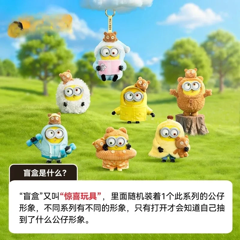 

In Stock Minion Good Friends Together Series Blind Box Anime Character Dolls Collecting Cute Toys Kids Gifts kawaii