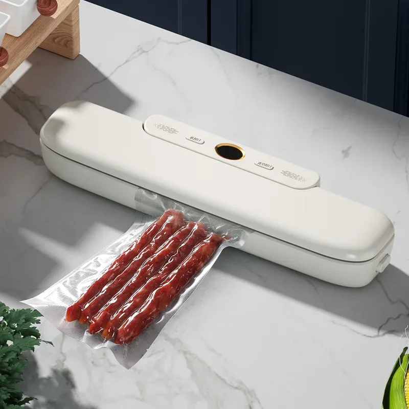 Automatic Food Vacuum Sealer Packaging Machine for Food Storage Preservation Home Snack Fresh Dry and Wet Vacuum Sealing Machine