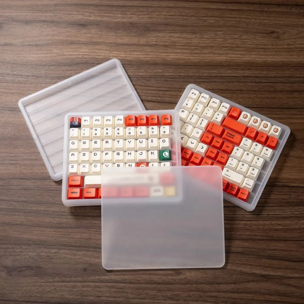 Stackable Keycap Storage Case Dustproof Holder for MX/XDA/MAO Profiles Holds 145 Keys (Compatible with Cherry MDA MOA)