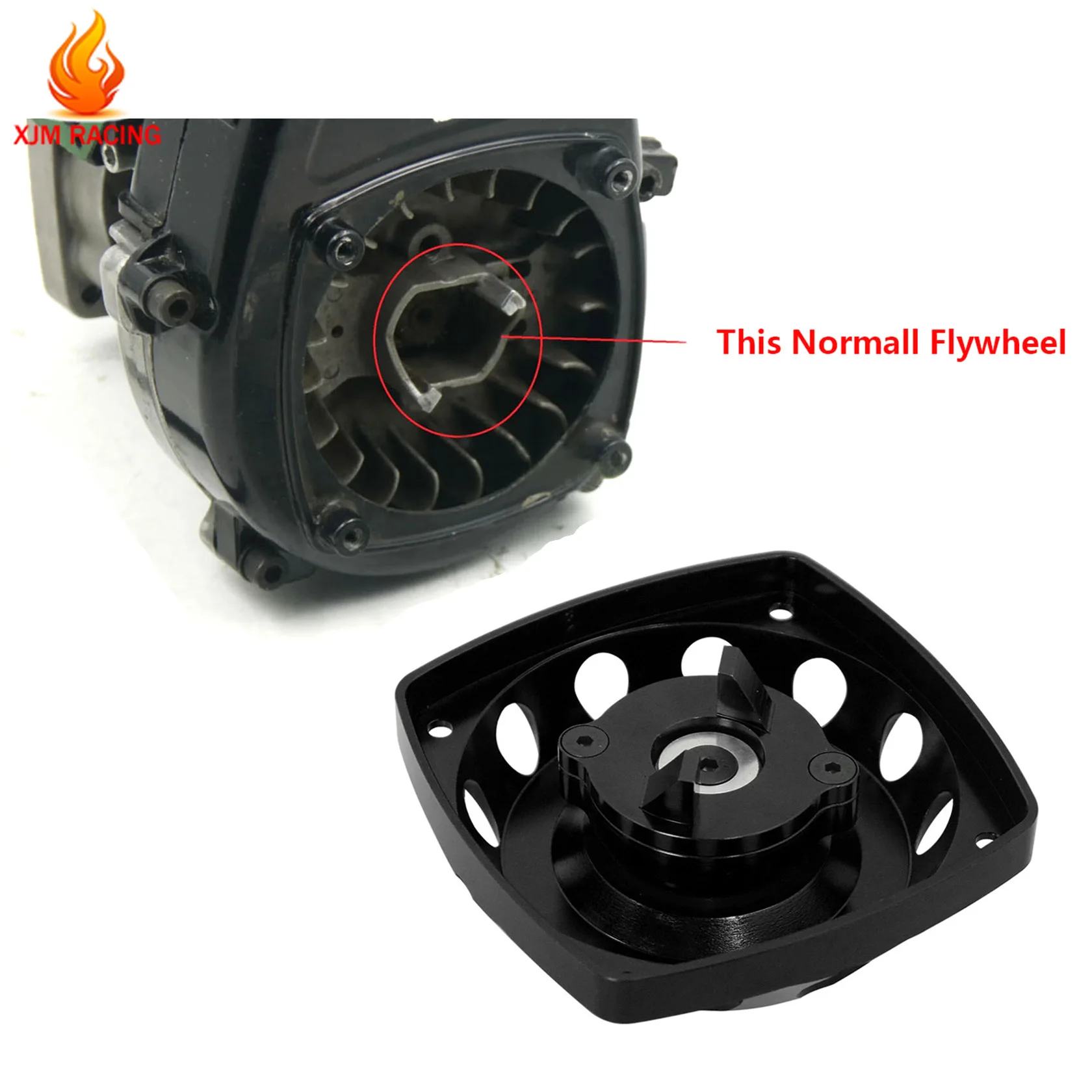 

Маховик автомобиля на радиоуправлении или электрический стартер Roto Start для деталей двигателя 1/5 HPI Rofun Rovan Km Baja Losi 5T FG Zenoah CY FLMLF 23CC-45CC