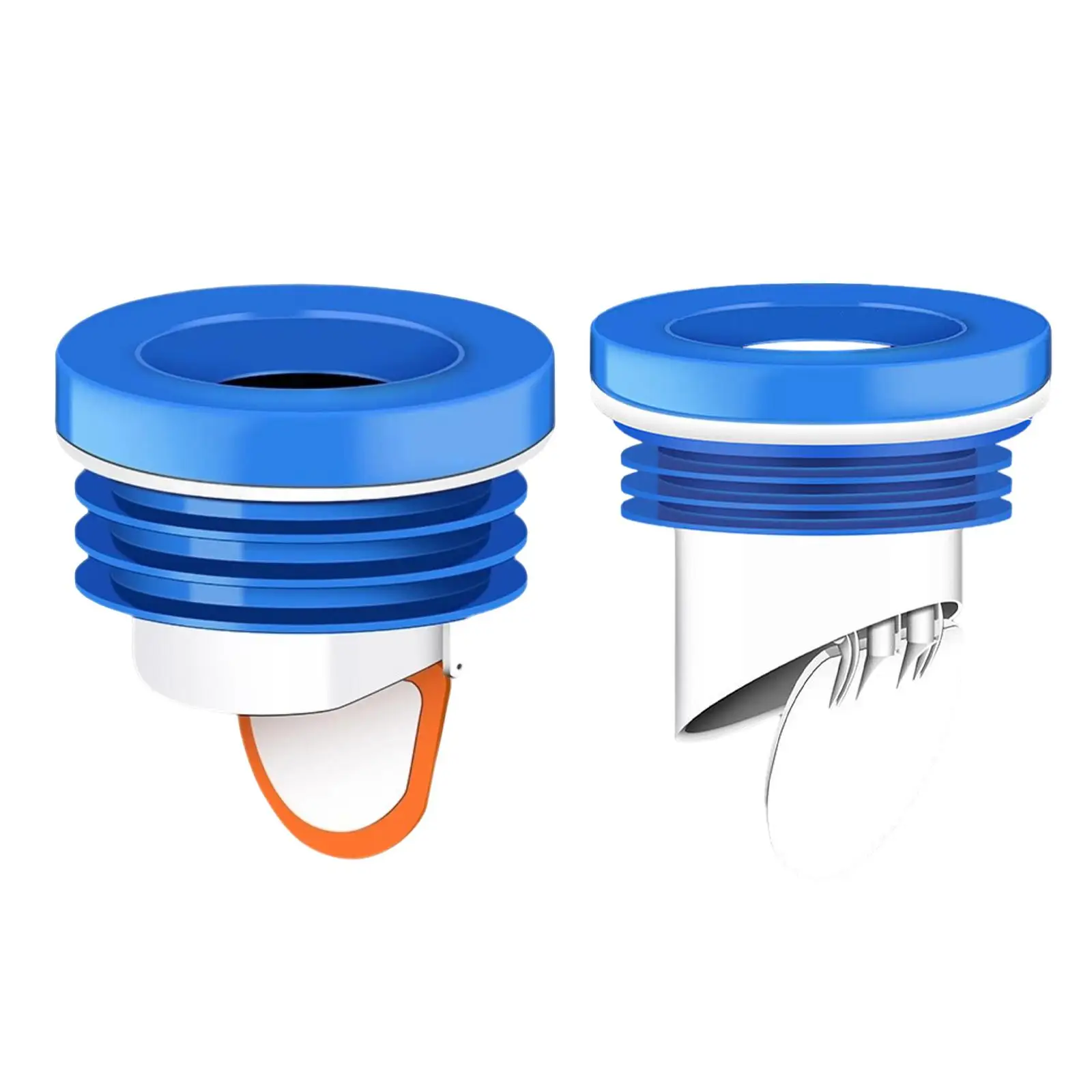 Toilet Flange Seal Rings Prevent Sewage Overflow Bathroom Fixture Toilet Accessory Prevent Backflow Replace Drain Sealing Rings