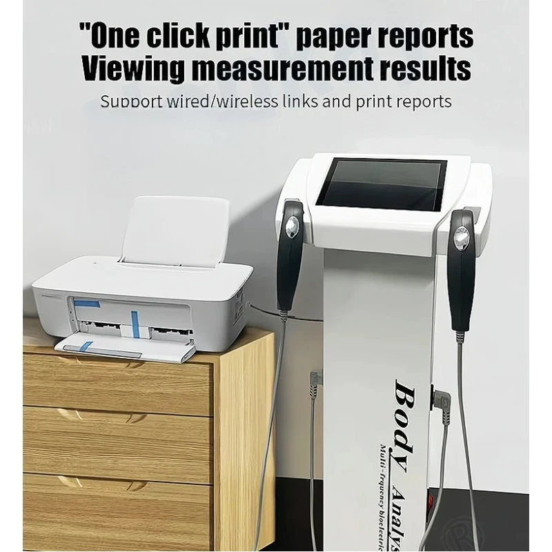 

High Appearance Level High Performance Body Tester Complimentary Printer for gym Salons