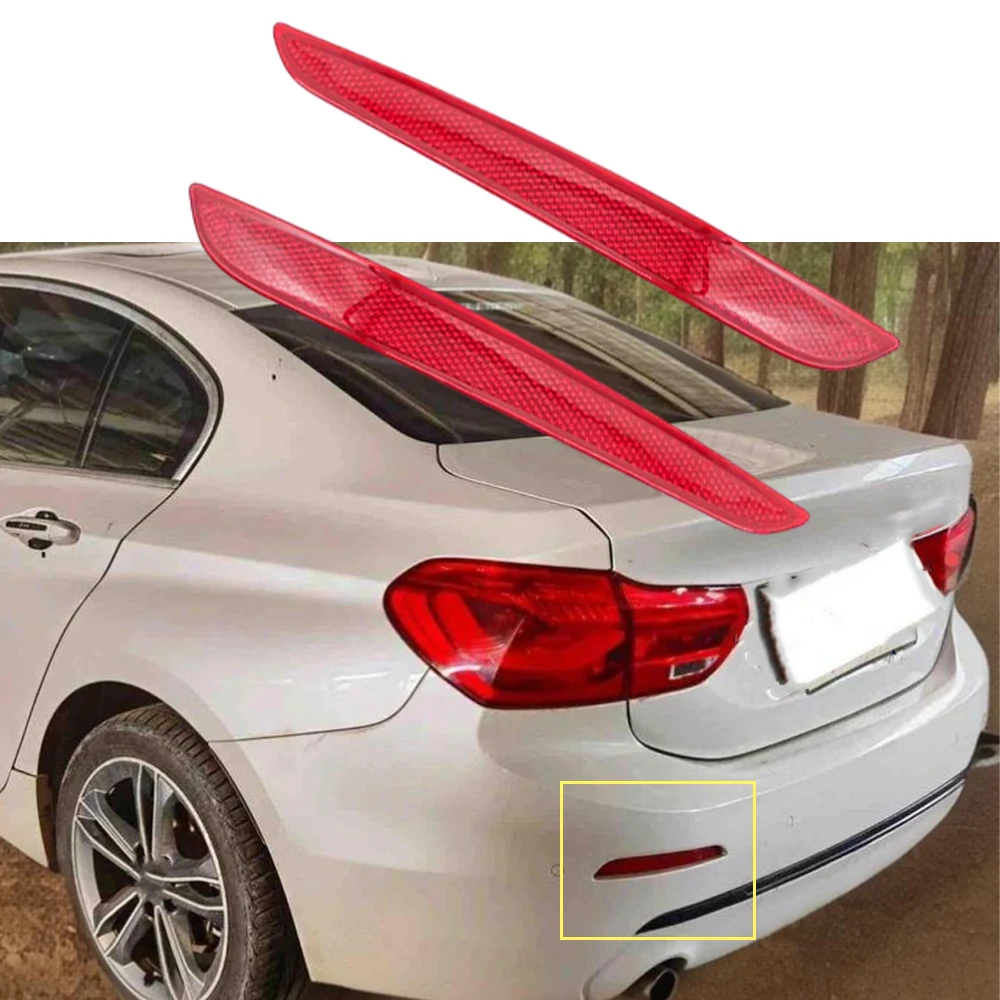 

2 pcs For BMW 1 Series F52 2017 2018 2019 2020 2021 2022 Car Rear Bumper Reflectors 63147458929 63147458930 car accessories