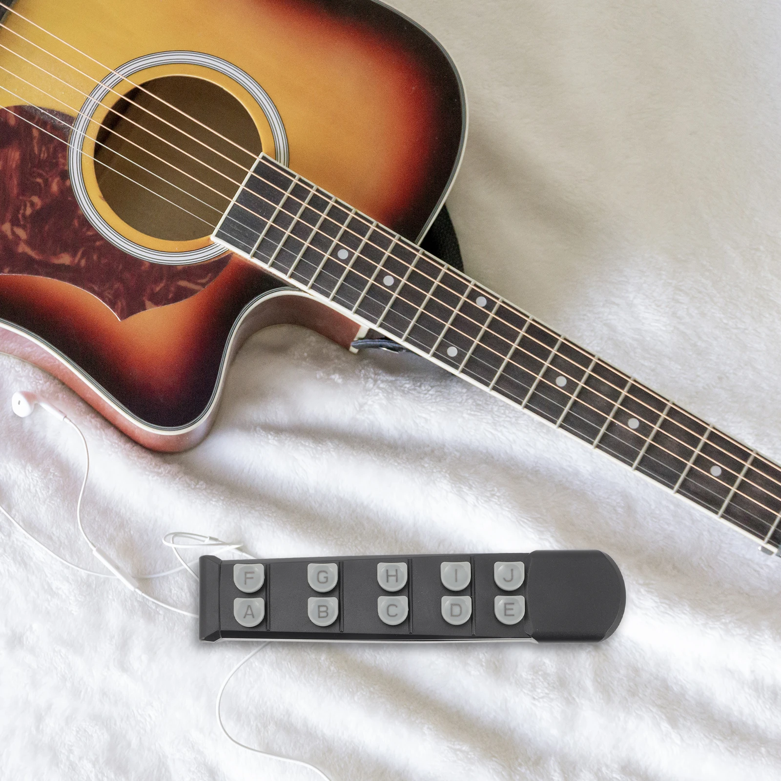 

Guitar Finger Trainer ABS Practical Supplies Beginner Instrument Supply H Strengthener Guitar Components Accessories Flexibility