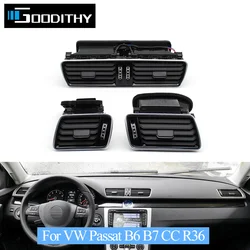 ​Car Dashboard Front Left Right Middle Air Conditioner AC Vent Grille Assembly For VW Passat B6 B7 CC 3AD819702A 3AD819728A