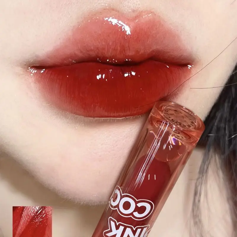 Brillo de labios líquido hidratante de larga duración, 6 colores, maquillaje de tinte transparente, bálsamo labial coreano, belleza, cosmética coreana