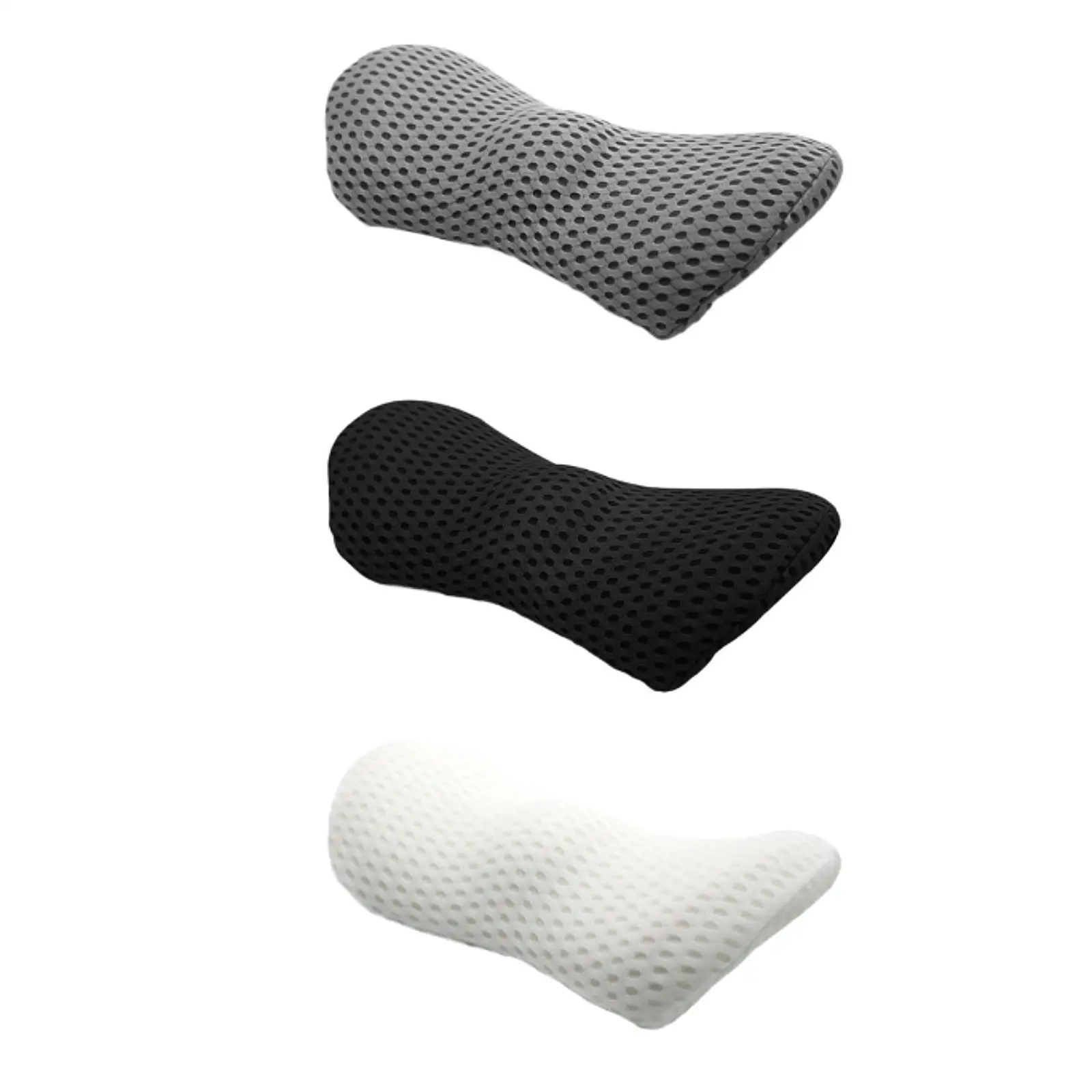 Almohada de apoyo Lumbar, cojín de espalda baja, rebote lento, transpirable, multifunción, cojín para asientos de coche, almohadas para sillón reclinable de oficina